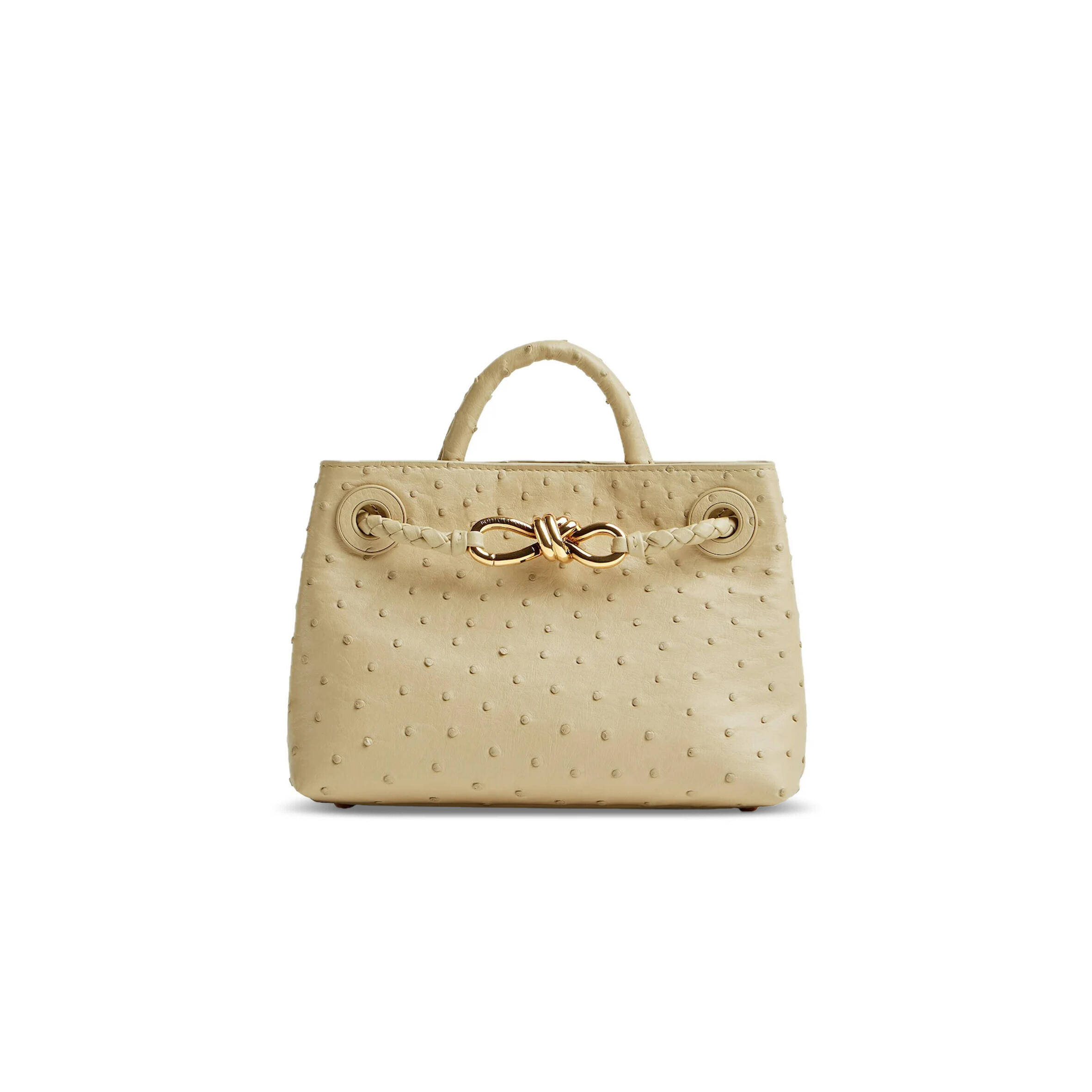 BOTTEGA VENETA MINI ANDIAMO OSTRICH LEATHER 805232 (20.5*15*7.5cm)